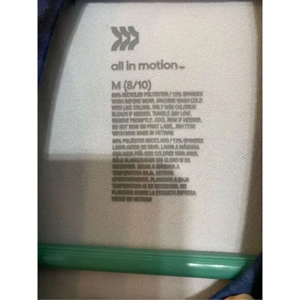Youth boys‎ all in motion athletic long sleeve blue top size medium 8/10